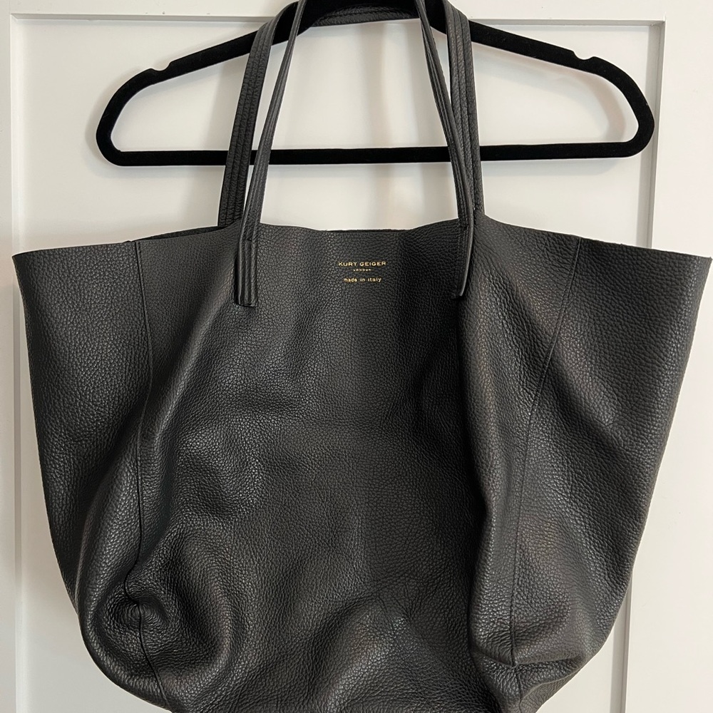 Kurt Geiger black leather tote
